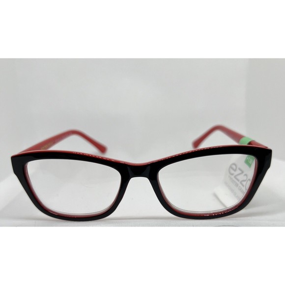 Foster Grant Laila Red and black lightweight unisex reading Glasses +1.50 - Picture 1 of 4